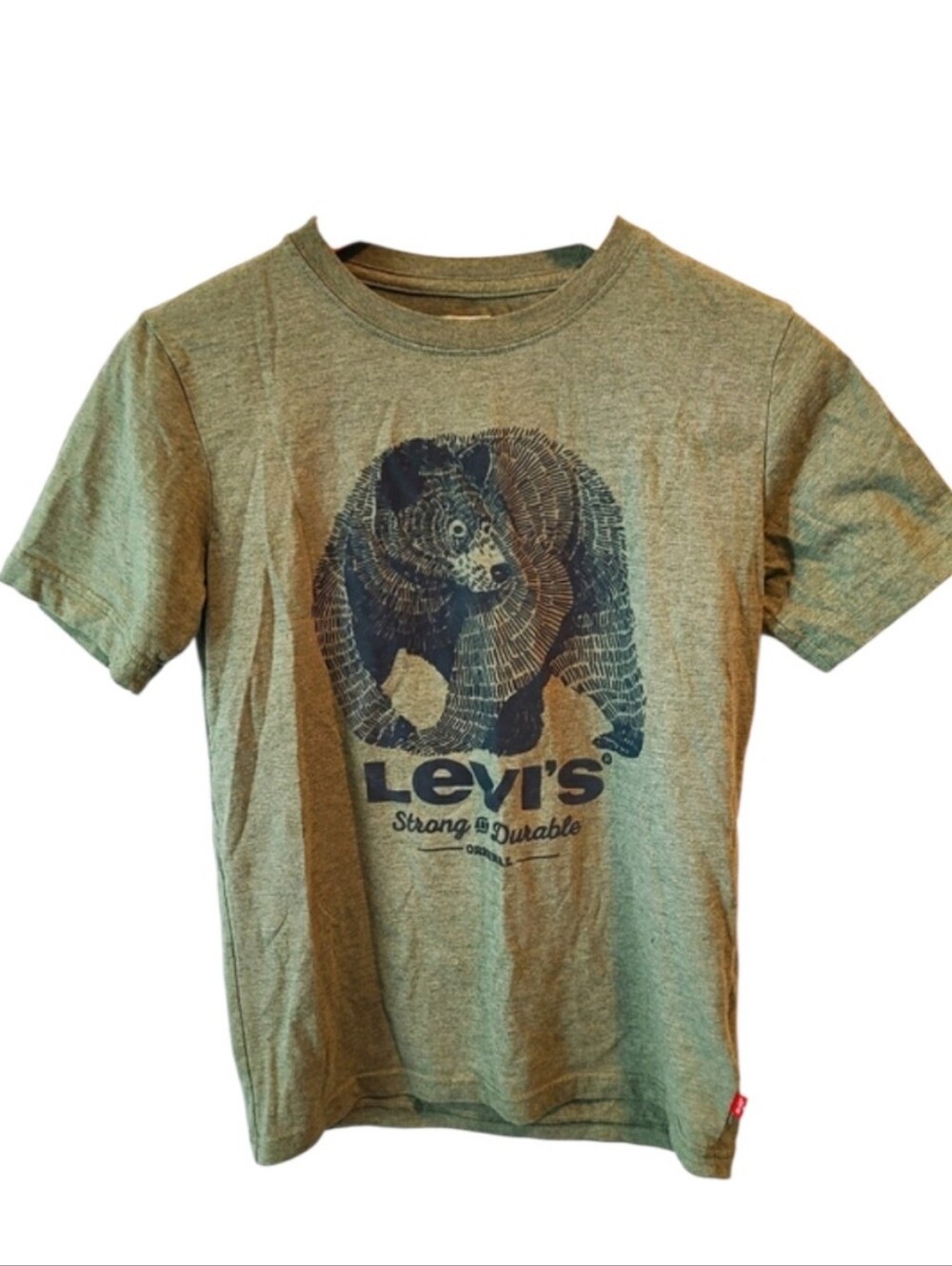 Levi's Short Sleeve T-shirt With Bear On Front